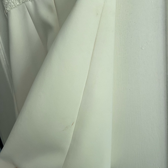 Self Portrait crystal and lace embellished twill mini dress - Picture 4 of 9